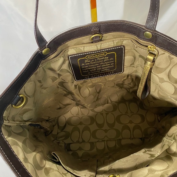 Coach Legacy Stripe 65th Anniversary Tote -11126 - Picture 5 of 10